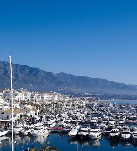 Puerto Banus Port views from Benabola Apartments 
