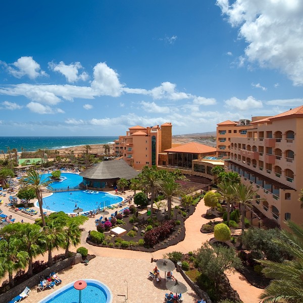 Elba Palace Hotel pools and view to the sea