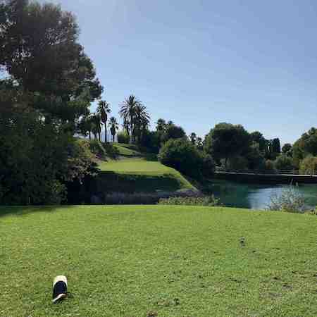 Water hole on Alhaurin Golf