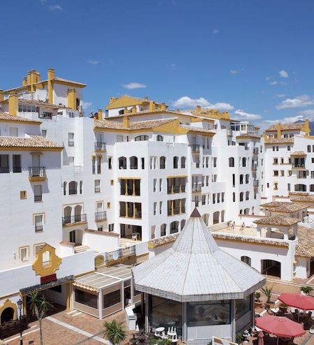 Puerto Banus Promenade views from Benabola Apartments 