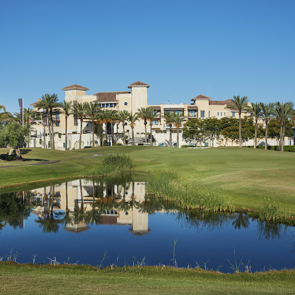 Ona Mar Menor Hotel with Mar Menor golf course in foreground