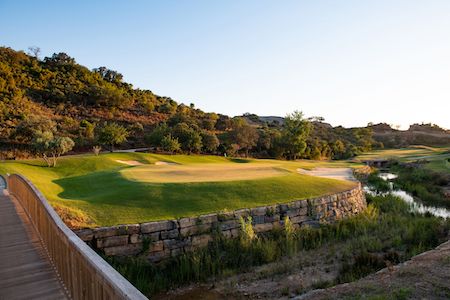 Bridge on the 10th hole
