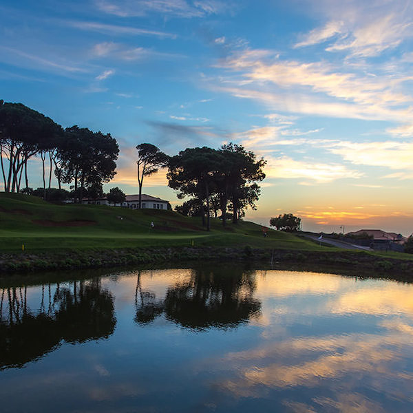Sunset over Palheiro Golf, Madeira