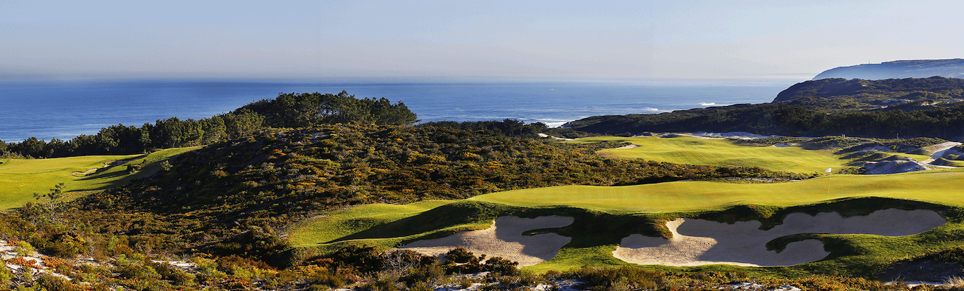 View to the sea from West Cliffs Golf